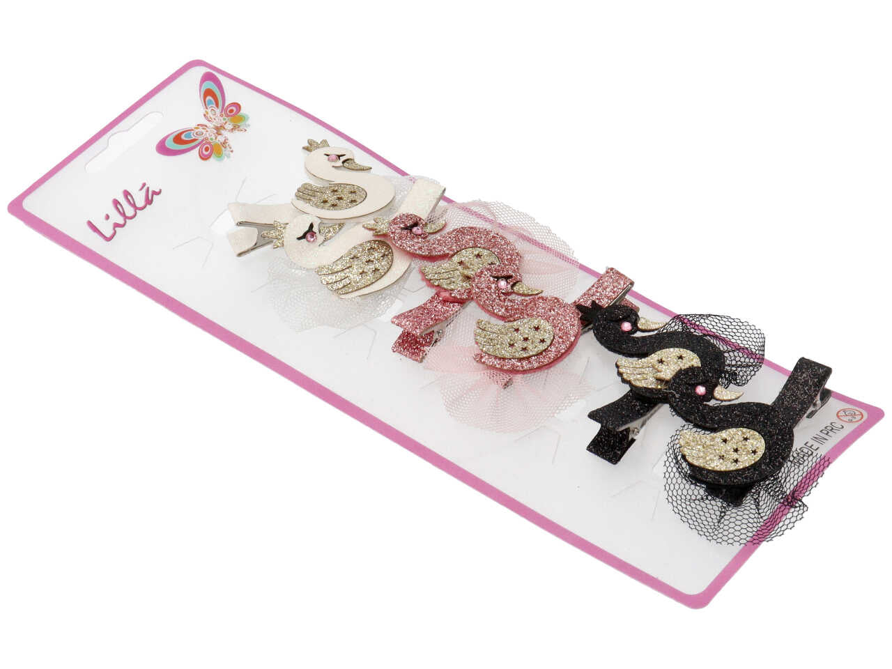 Becco c/cigno glitter fe1018