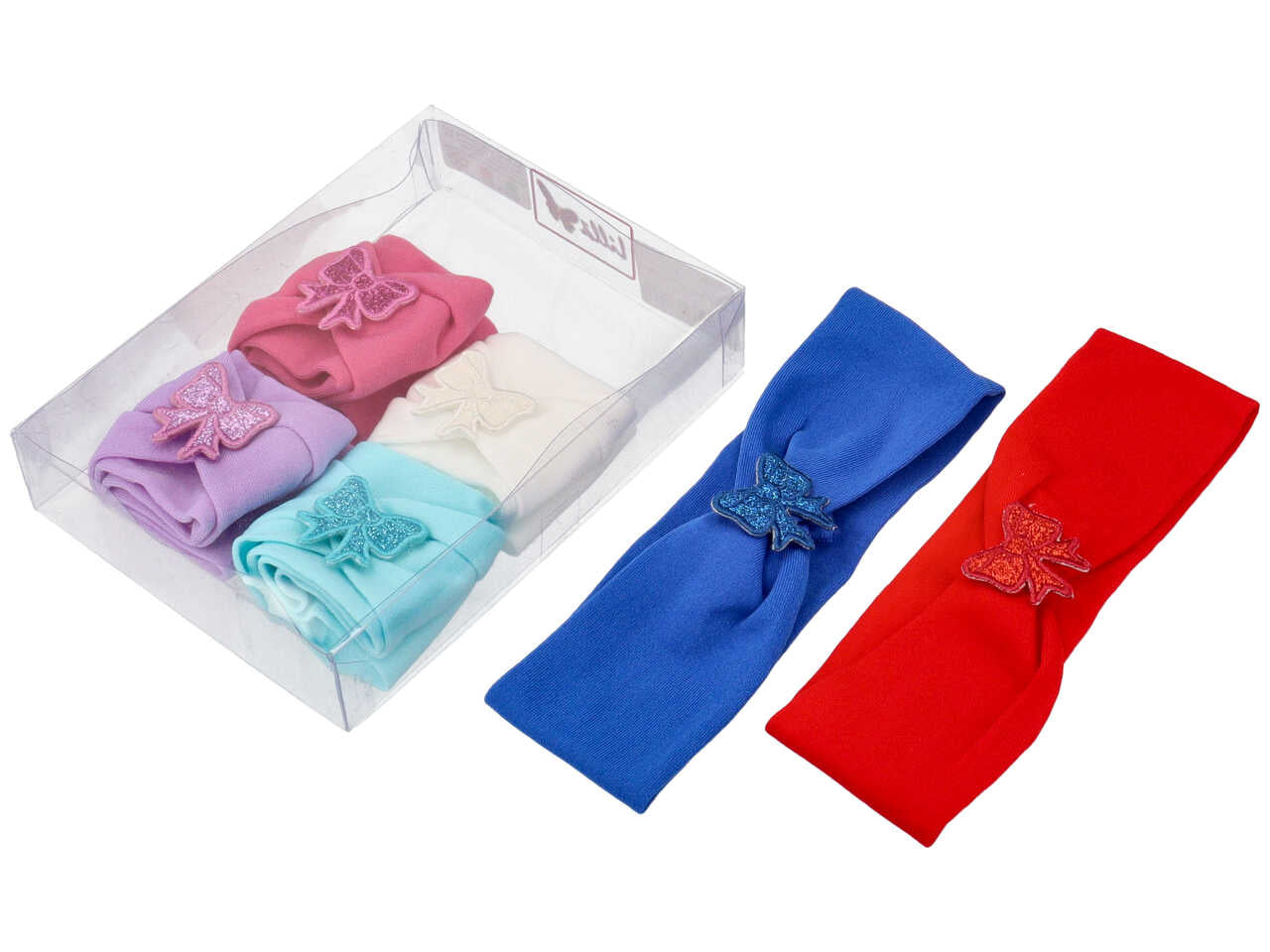 Fascia baby c/fiocco glitter fs1038