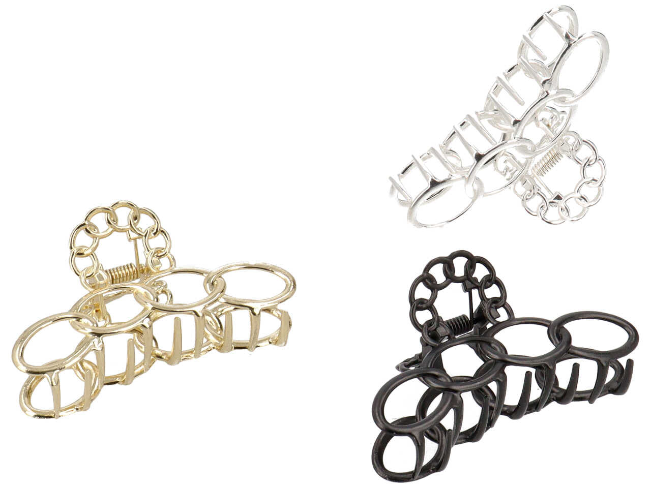 Pinza metallo intrecciato in poliestere metallo senza nikel