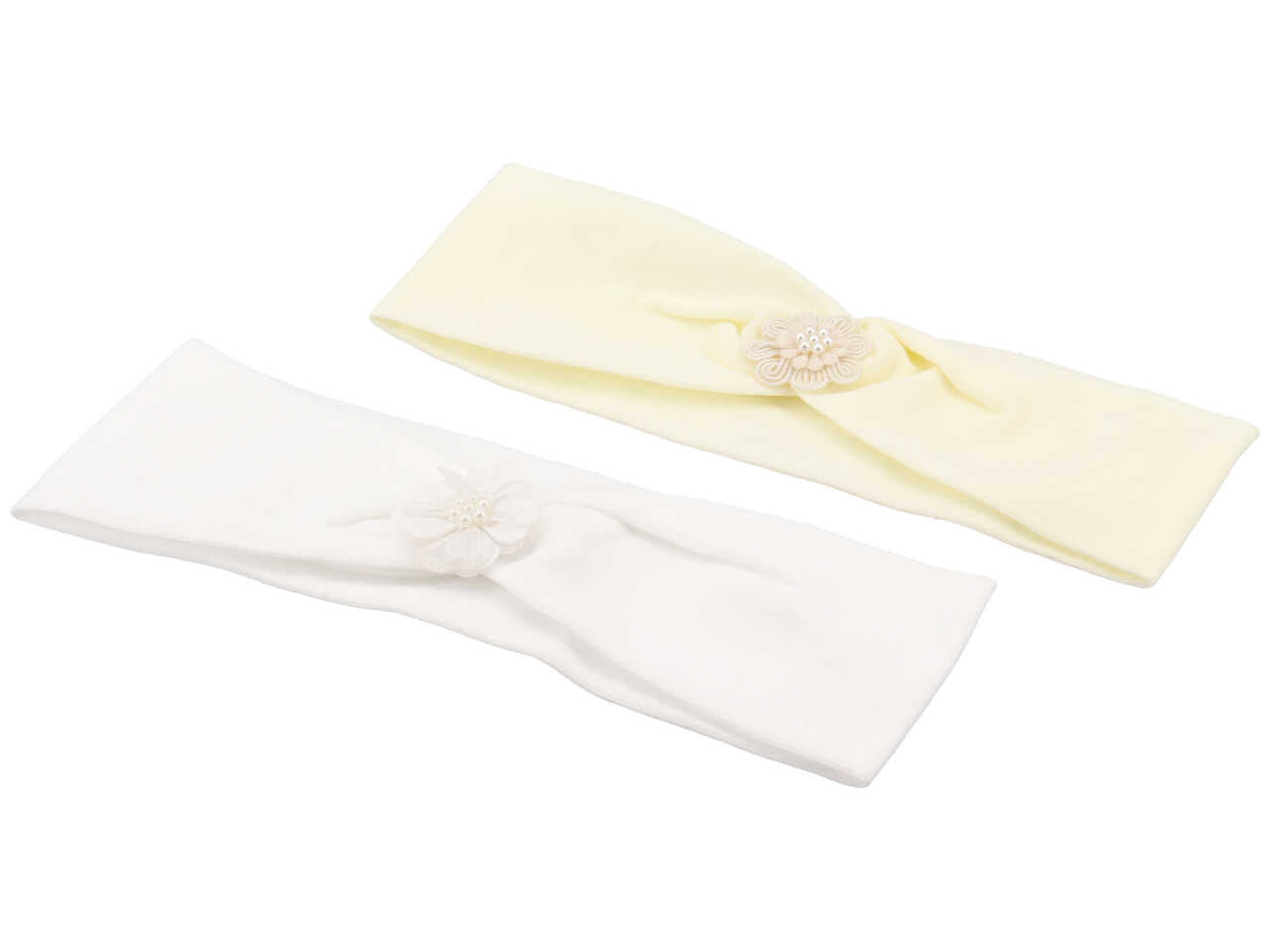 Fascia baby con fiore + perle nylon, elastan, poliestere