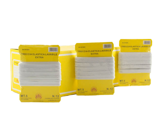 Treccia elastica n.12 mt.5 91205