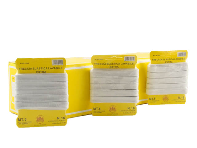 Treccia elastica n.16 mt.5 91605