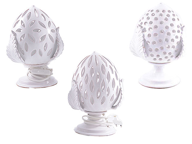 Lampada pumo traf. pic. artigianale 23x6cm