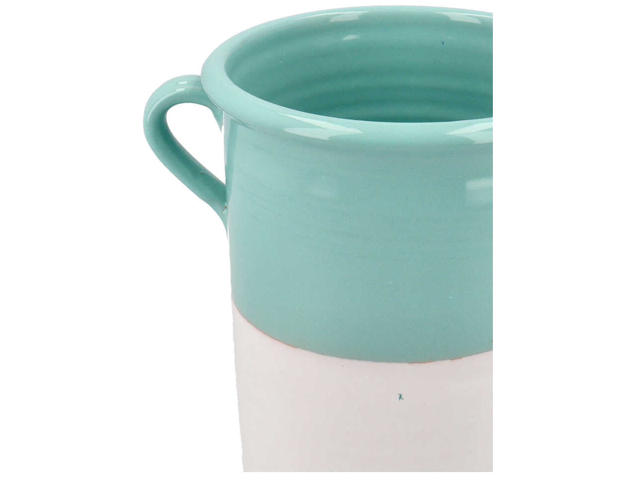 Vaso artigianale 25cm con manici ceramica