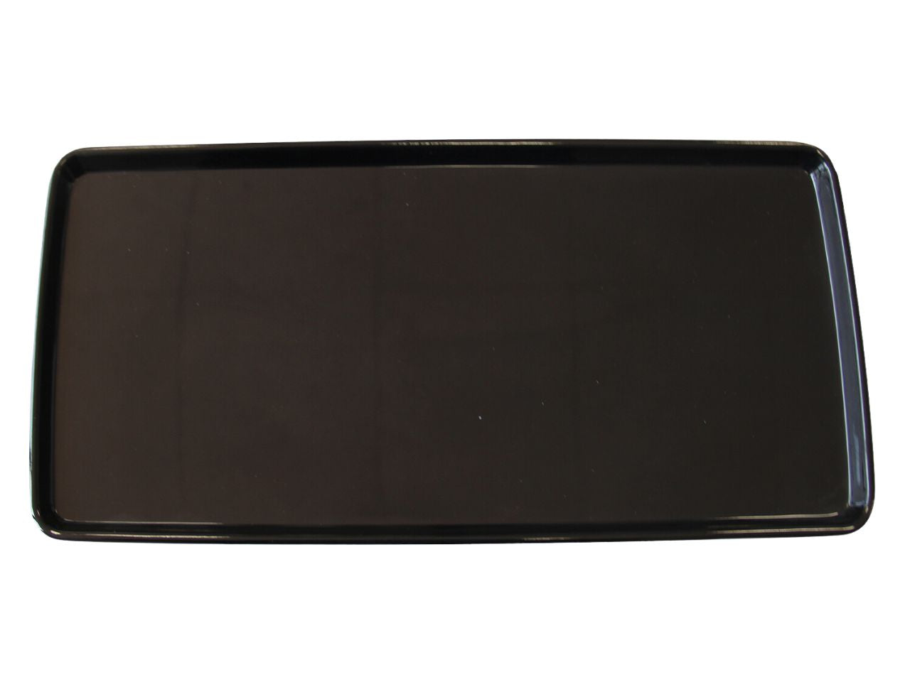 Vassoio rettangolare di melamina 40x16,5cm nero