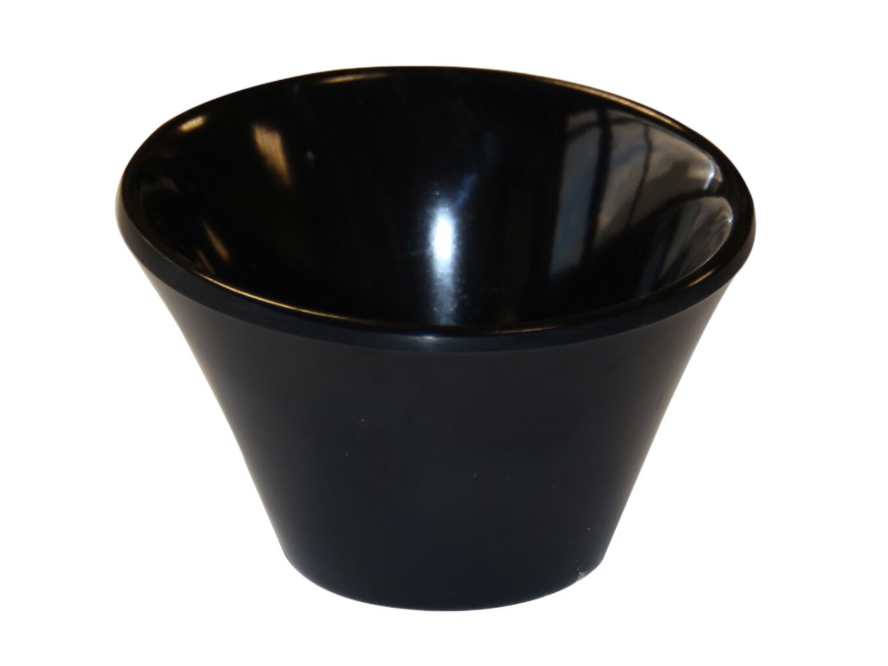 Ciotolina 8,2xh.5cm di melamina nera