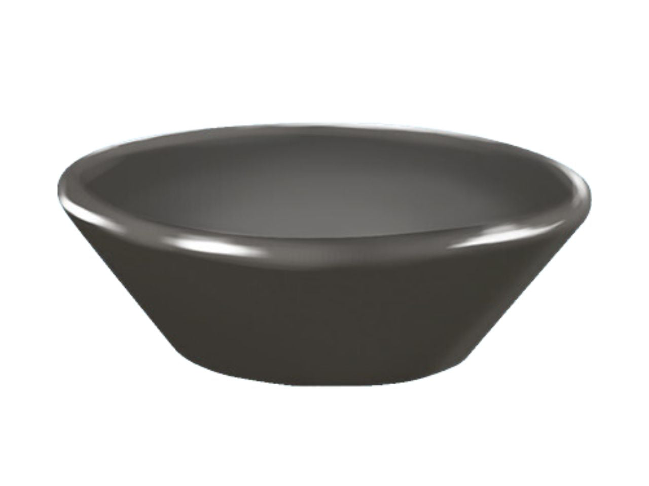 Ciotolina 6,3xh.2cm di melamina nera