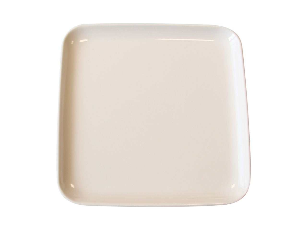Piatto pane di melamina 15x15cm bianco
