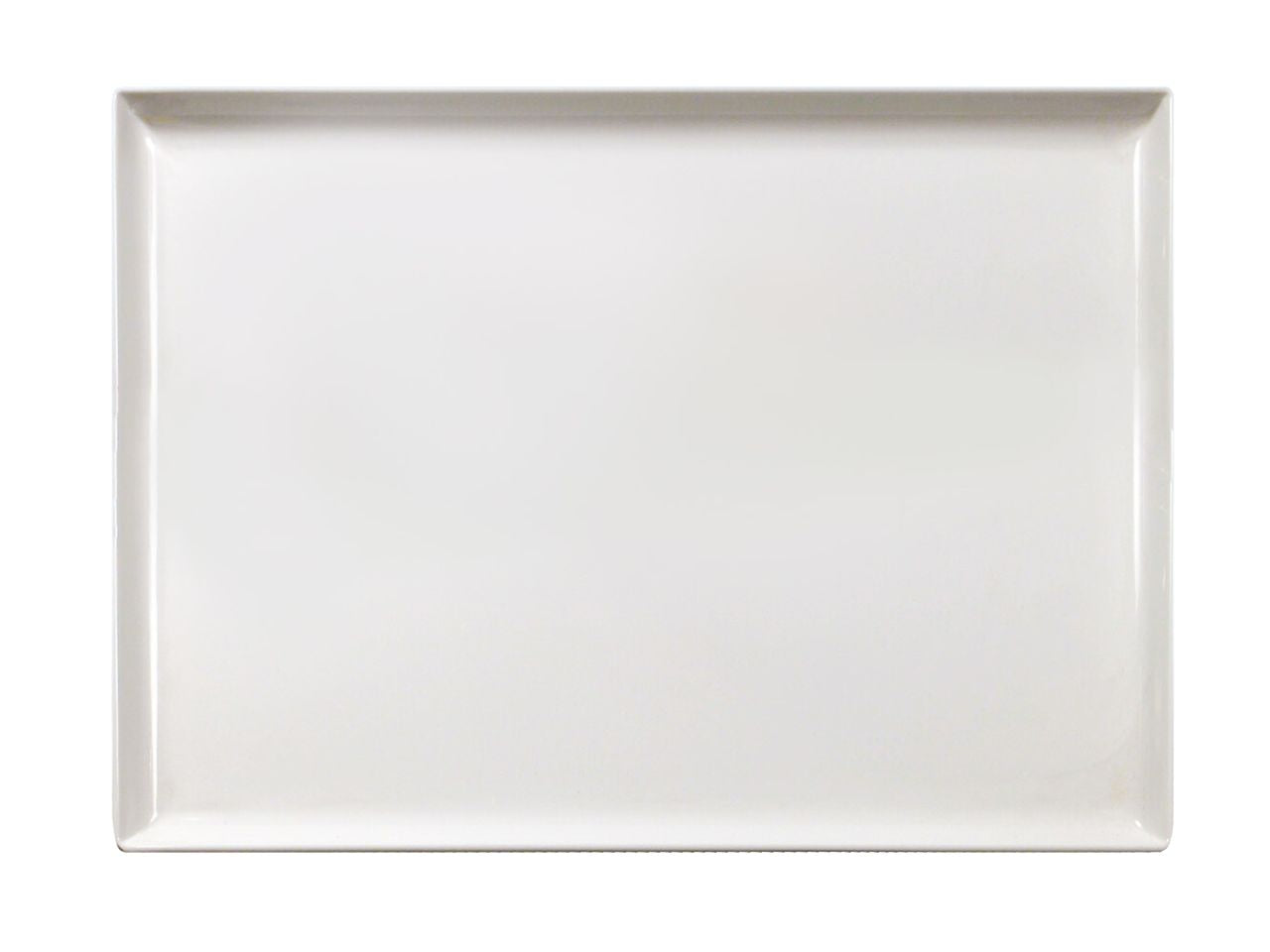 Vassoio rettangolare di melamina 30x20,5cm bianco