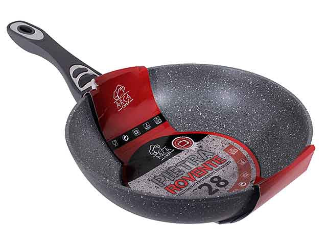 Linea pietra rovente wok 28cm 1m 55649