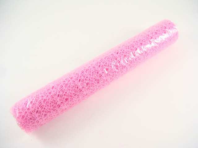 Polycotton net 48x5yard rosa a10008