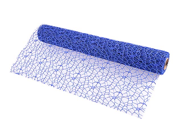 Polycotton net 48x5yard royal blu a10008