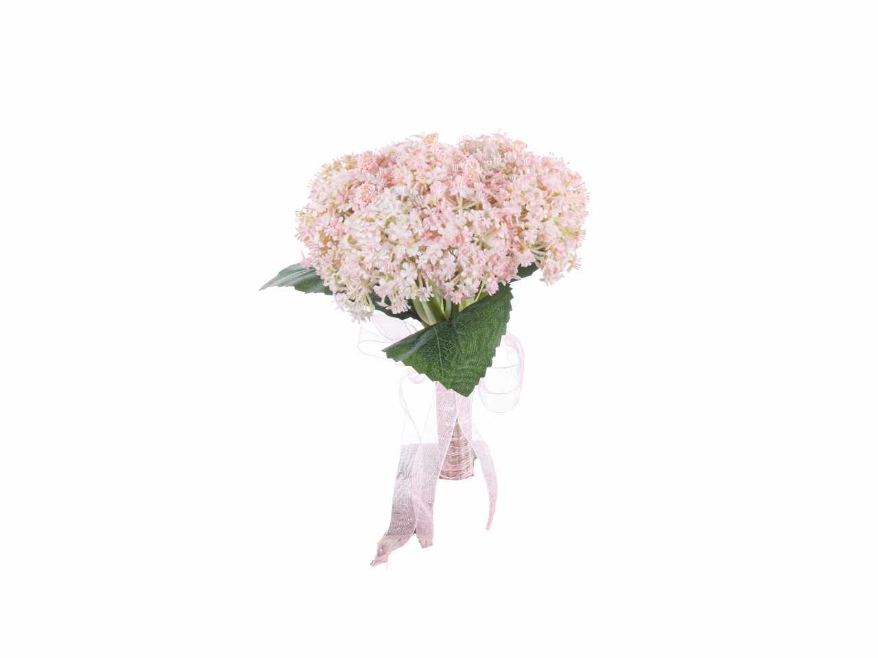 Bouquet viburno 30cm rosa a26654