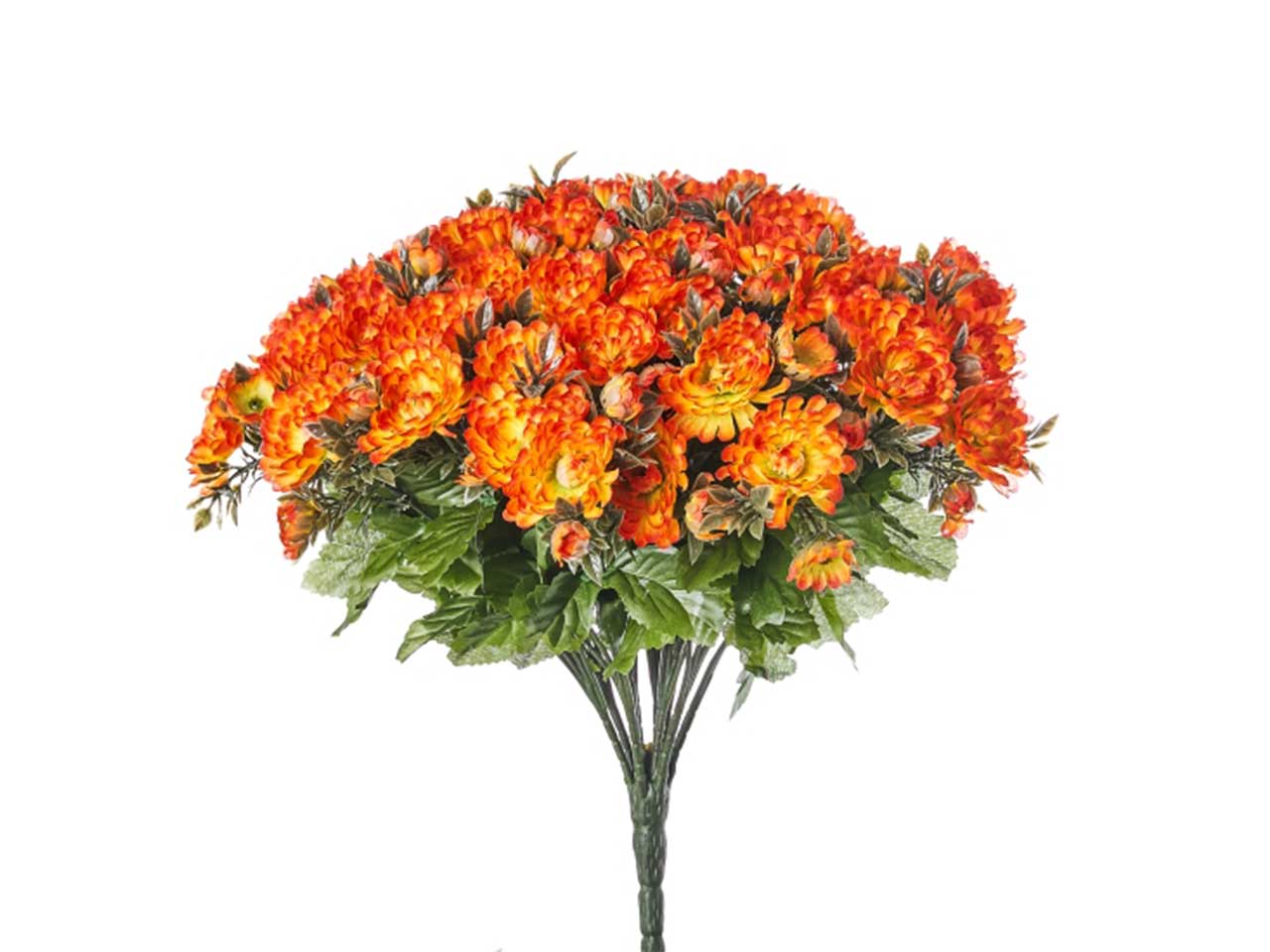 Mazzo di crisantemi x 40 colore giallo arancione