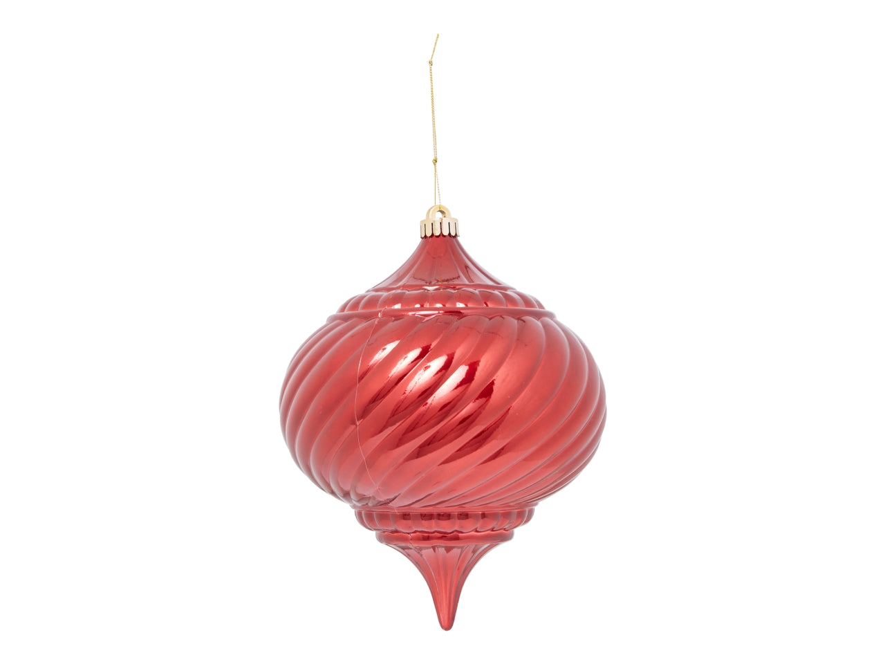 Palla goccia in plastica 20cm rosso