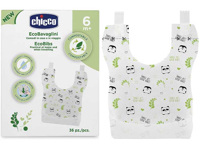 Chicco  Bavaglini Monouso Compostabili 36pz