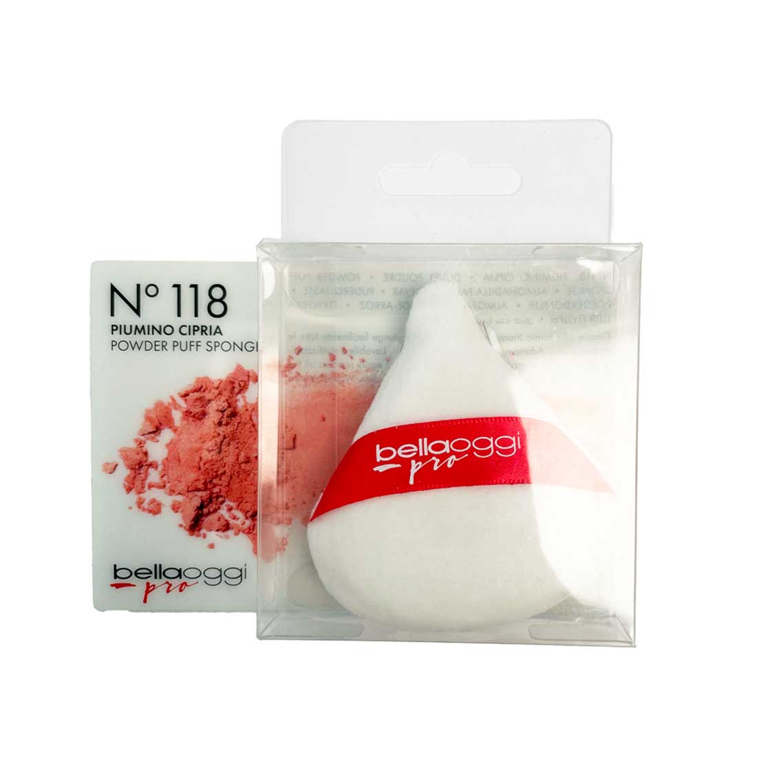 Bellaoggi piumino cipria nÂ° 118, Colore: bianco