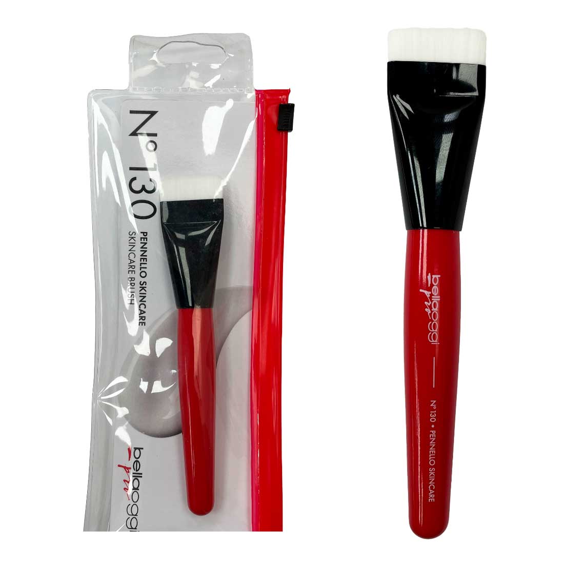Bellaoggi pennello skincare nÂ°130, Colore: rosso, nero e bianco | Bellaoggi