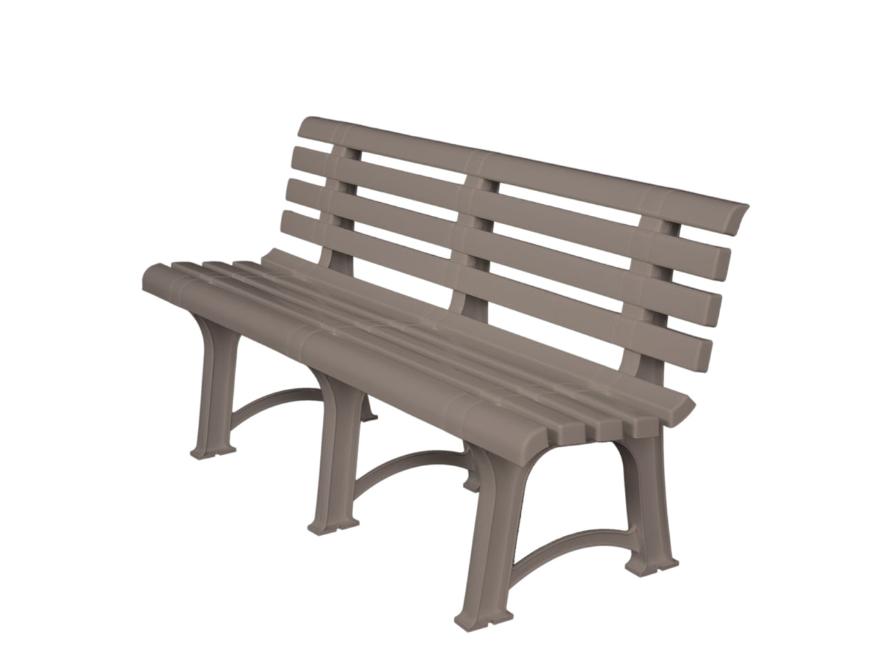 Panchina atena 150x51x73cm tortora