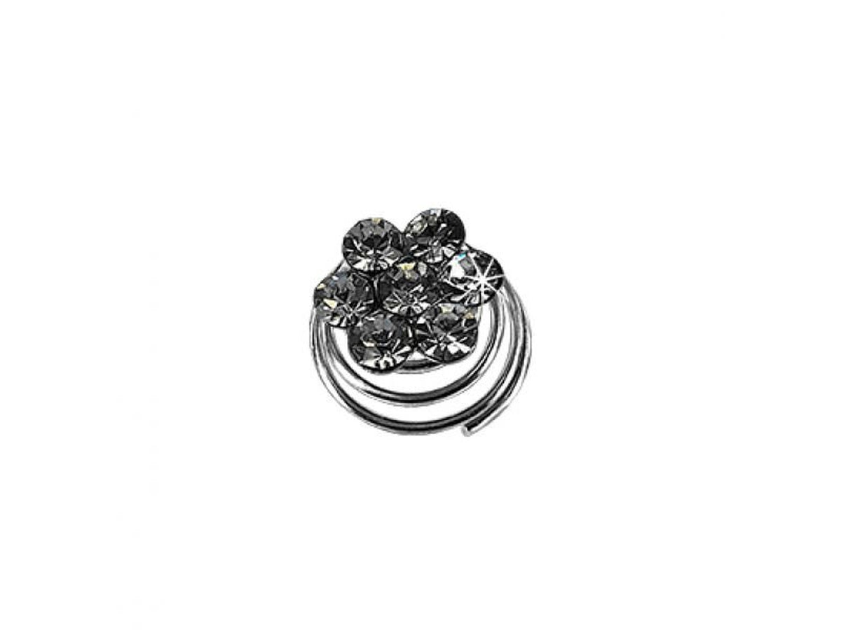Spirale con fiore