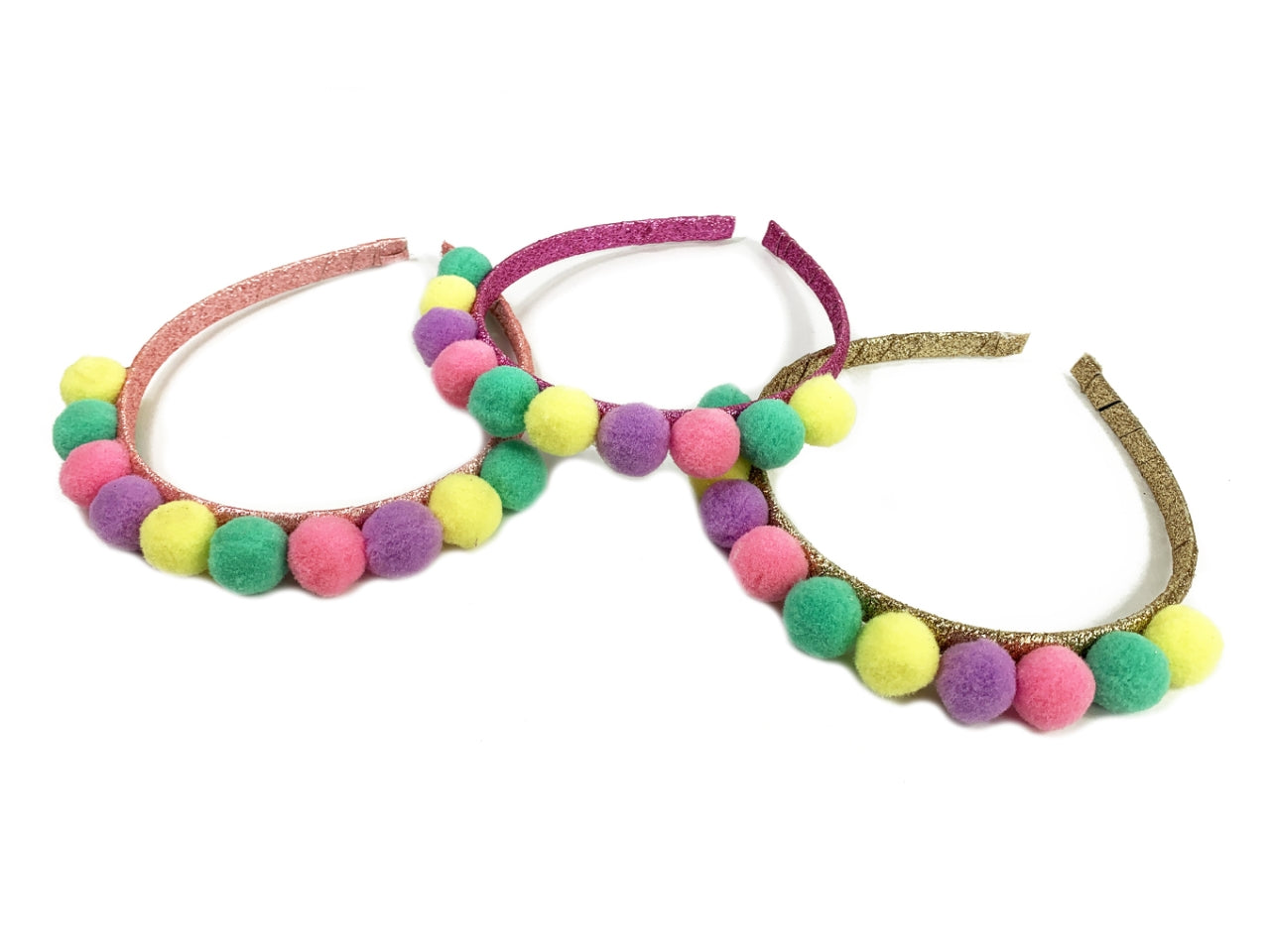 Cerchietto con pon pon