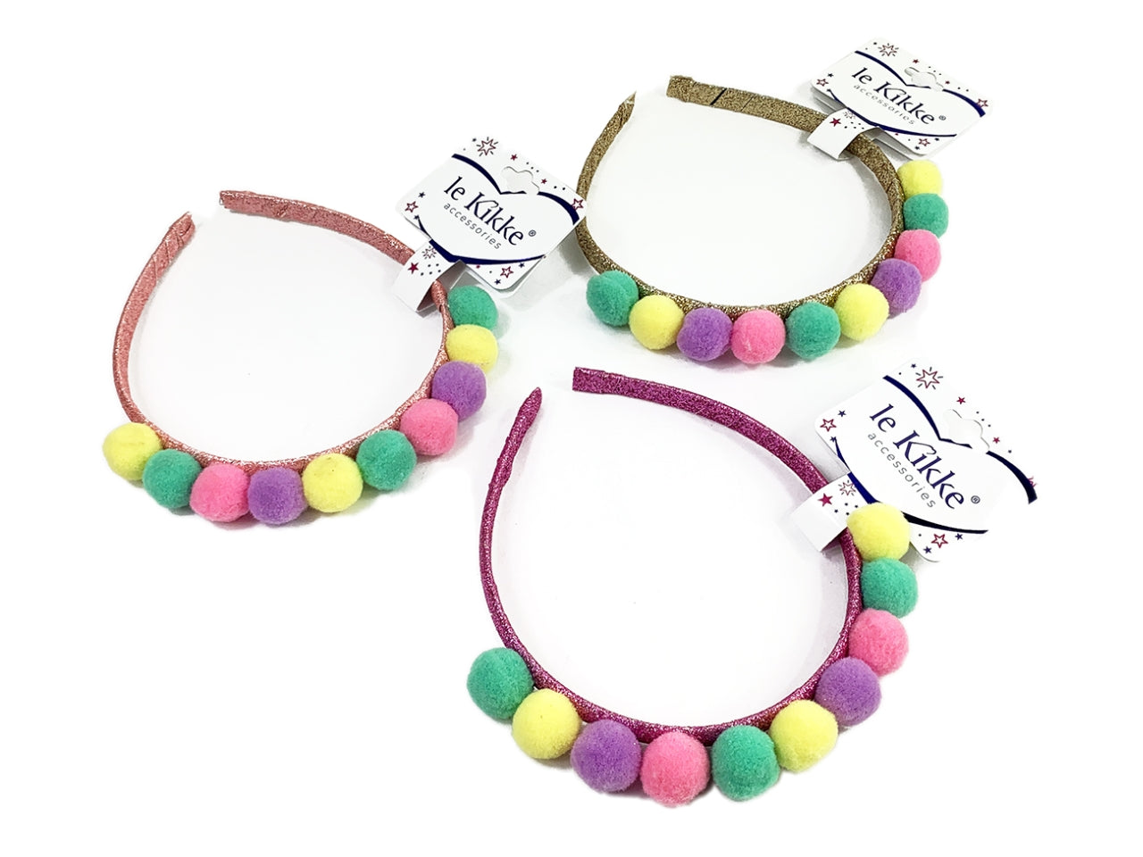 Cerchietto con pon pon