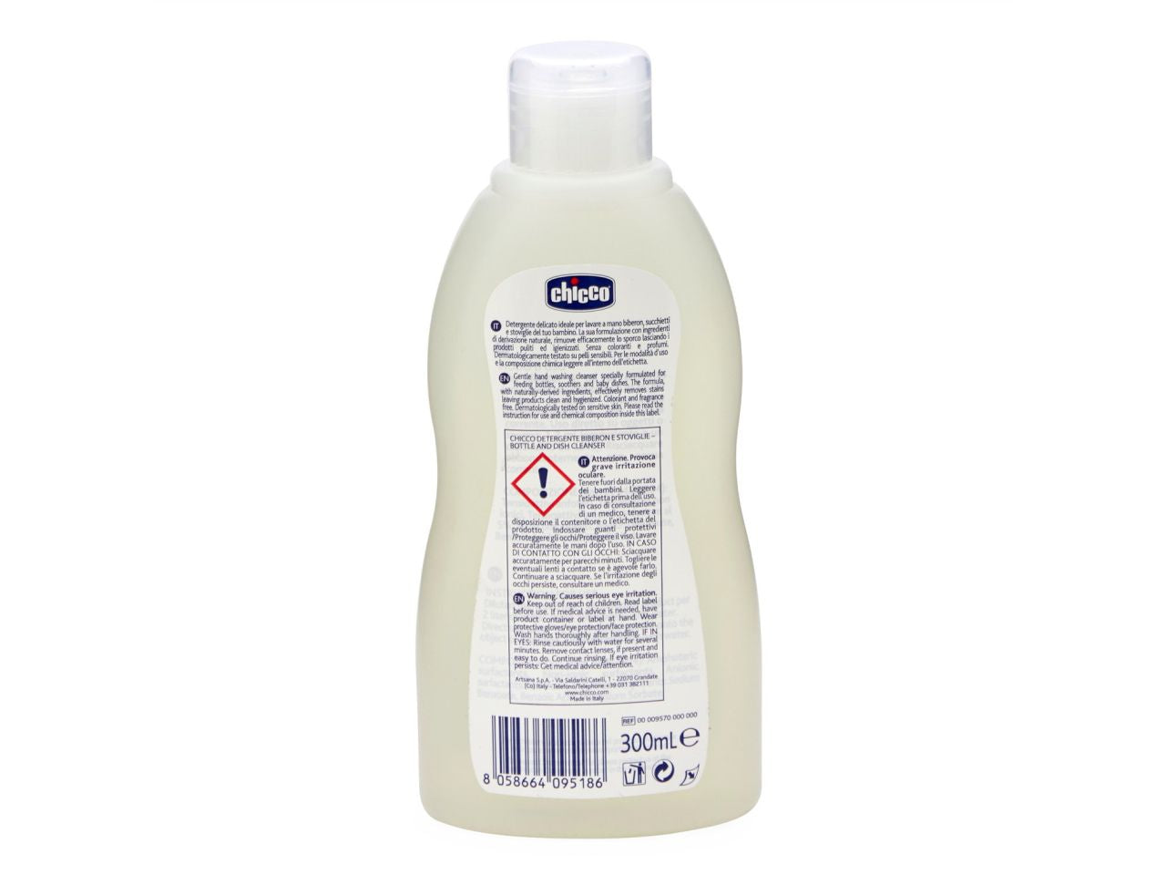 Chicco Detergente per Stoviglie e Biberon Sensitive 300ml