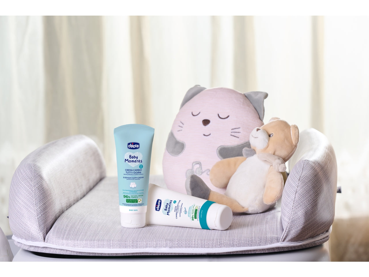 Pasta protettiva baby moments Chicco 100ml, per pelli sensibili, 0+