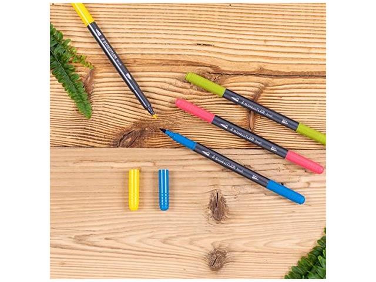 Penna acquerellabile due punte, la confezione comprende 18 pezzi