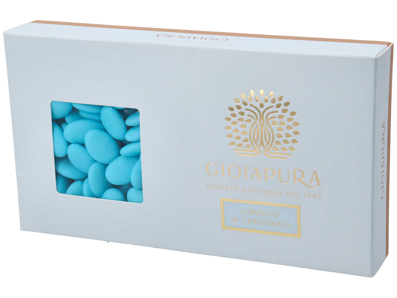 Confetti al cioccolato celeste