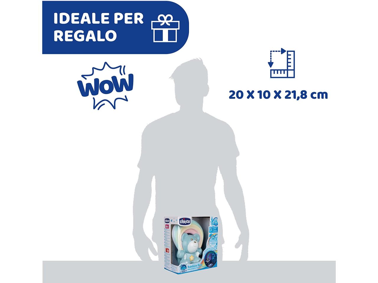 Chicco gioco rainbow bear blue