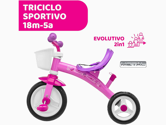 Chicco gioco triciclo u-go rosa