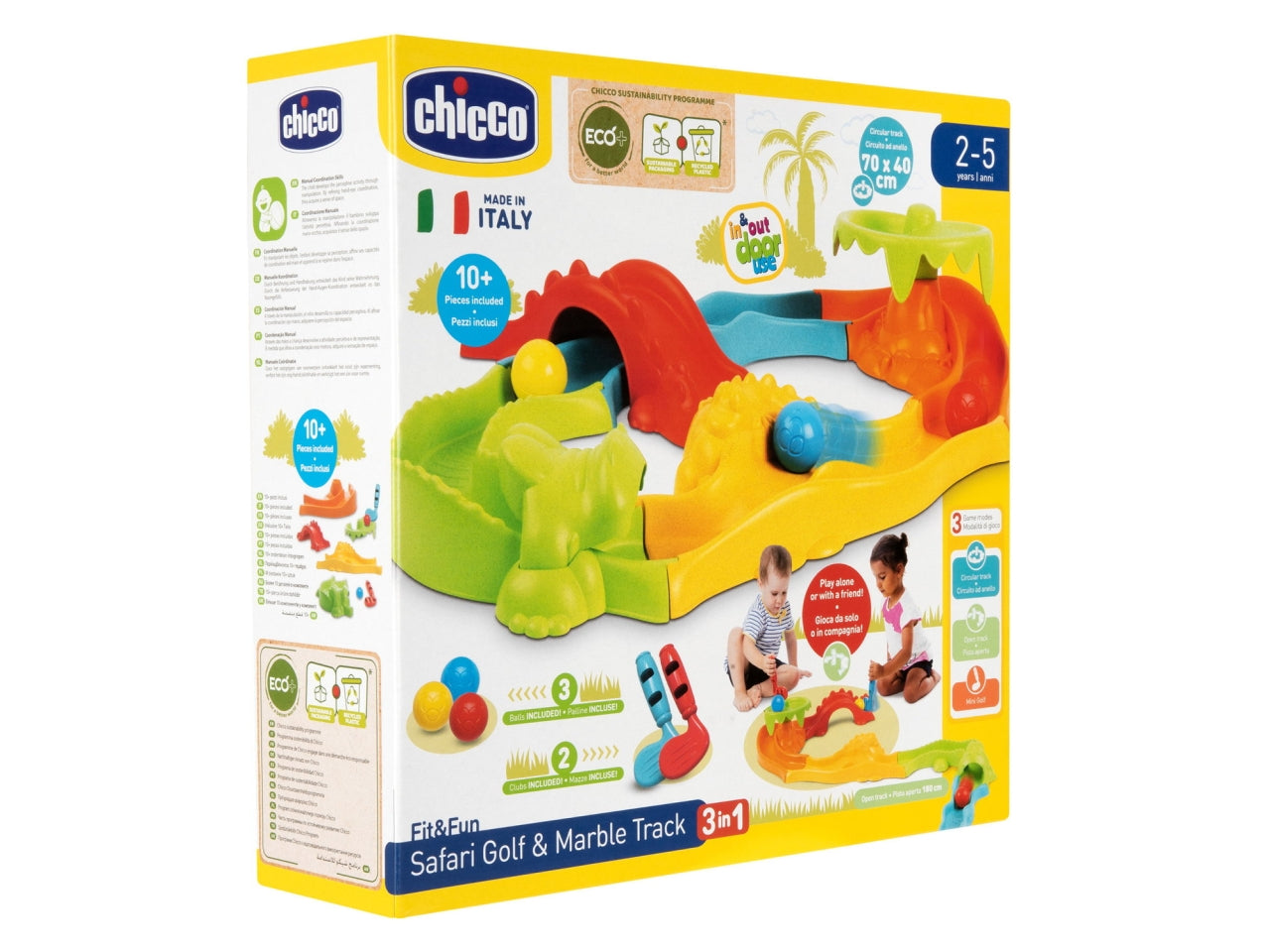 Chicco Mini Golf Safari Pista delle Biglie 3in1