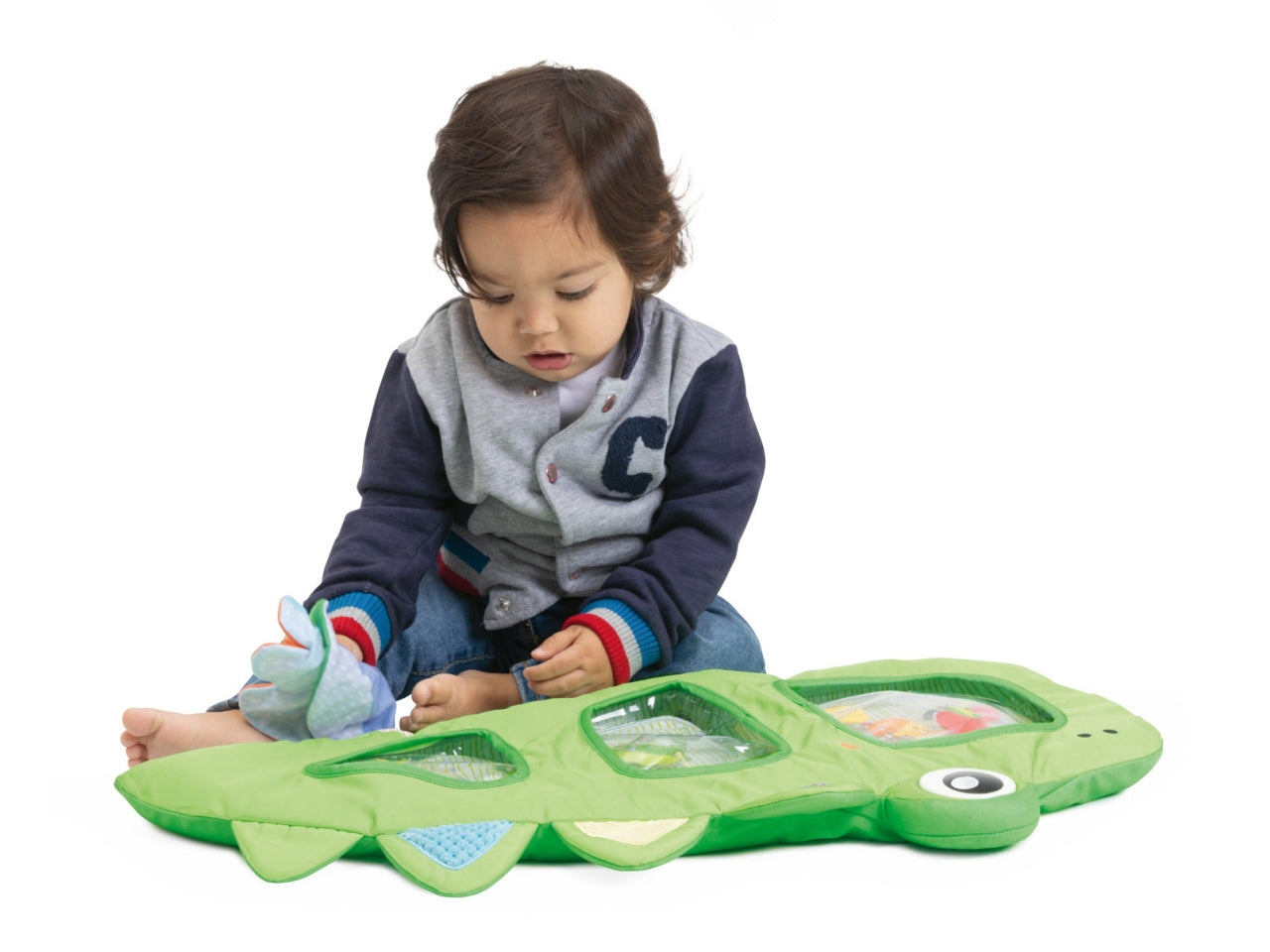 Chicco Coccodrillo Tappeto ad Acqua Tappeto Gonfiabile con AttivitÃ  Manuali