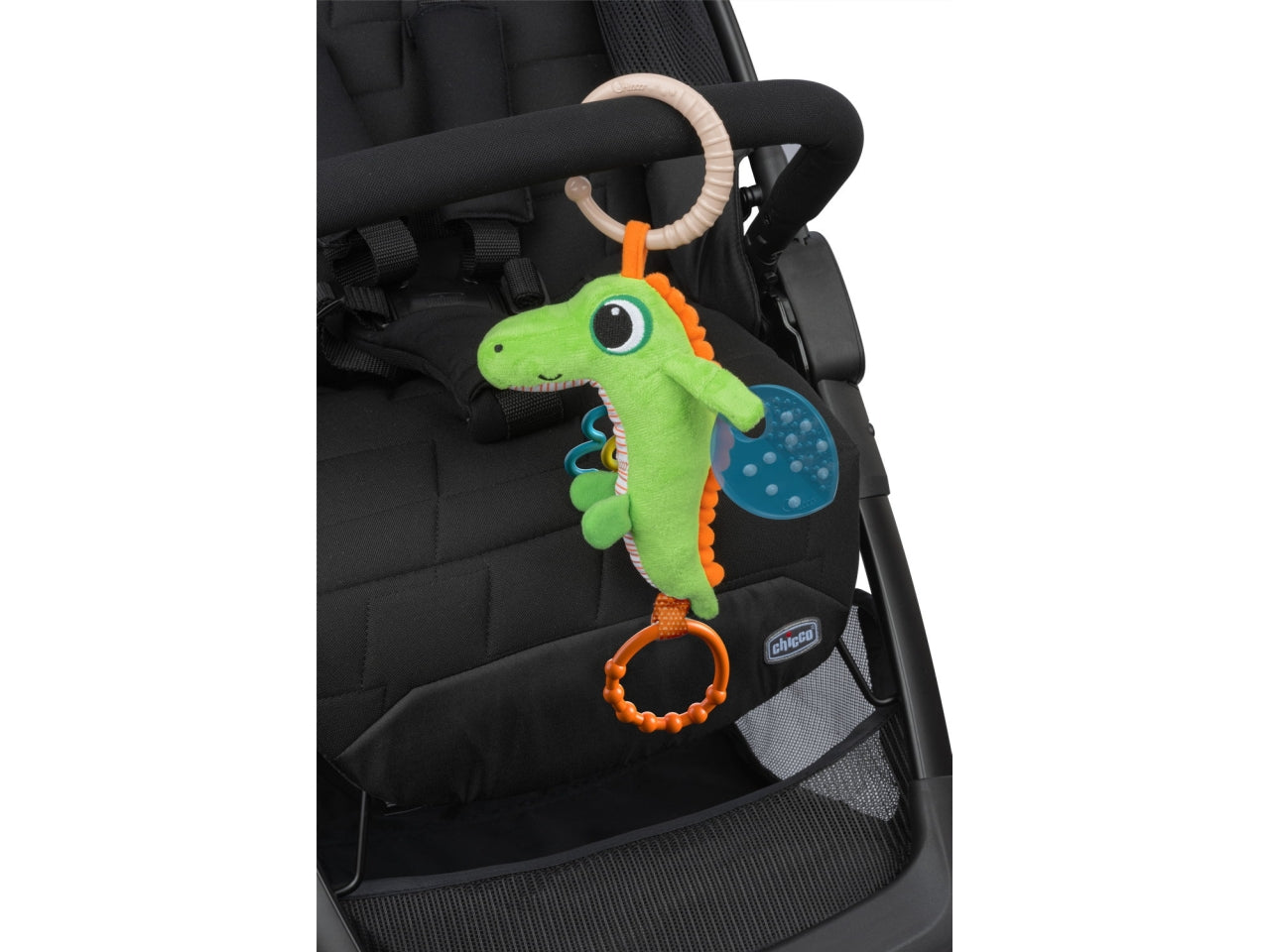 Chicco Sonaglio Vibrante Coccodrillo Sonaglio Sensoriale con Effetto Vibrazione