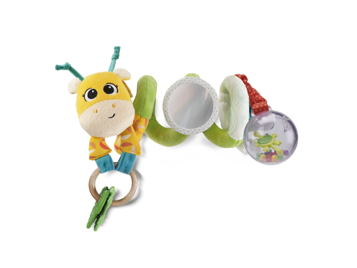 Chicco Fune Passeggio Mrs Giraffa Spirale Passeggino con Sonaglio e AttivitÃ 