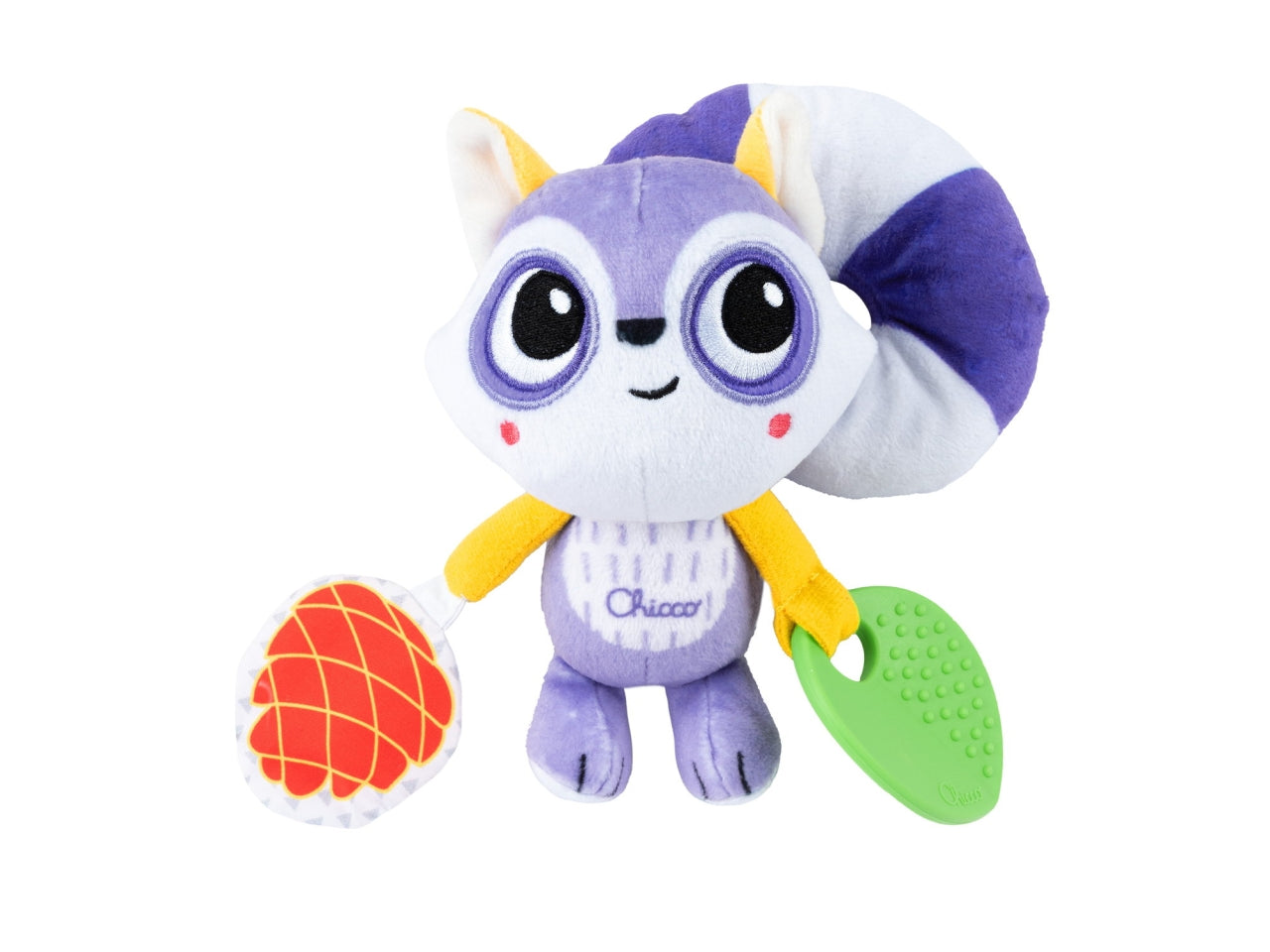 Chicco Procione Portatile Sonaglio con Coda Morbida e Massaggiagengive