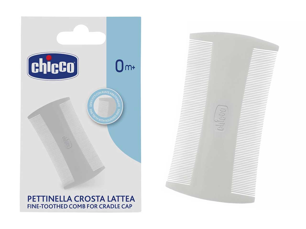 Pettinella crosta lattea in plastica, 0+ mesi - Chicco