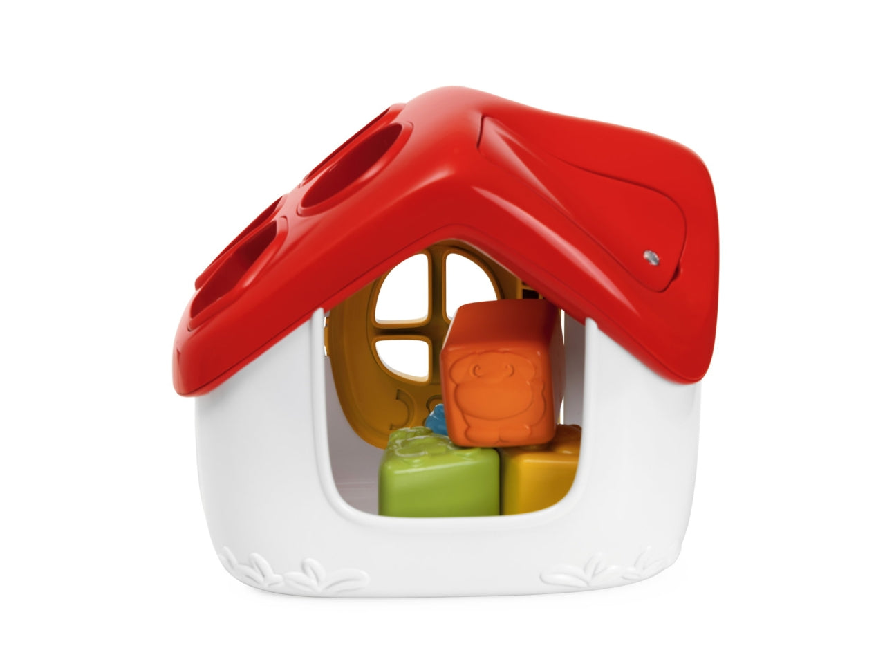 Chicco ABC Casetta Incastri - Multicolor, Plastica, EtÃ  10-36 Mesi, Batterie Incluse, Dimensioni 19,2x15x16,8 cm