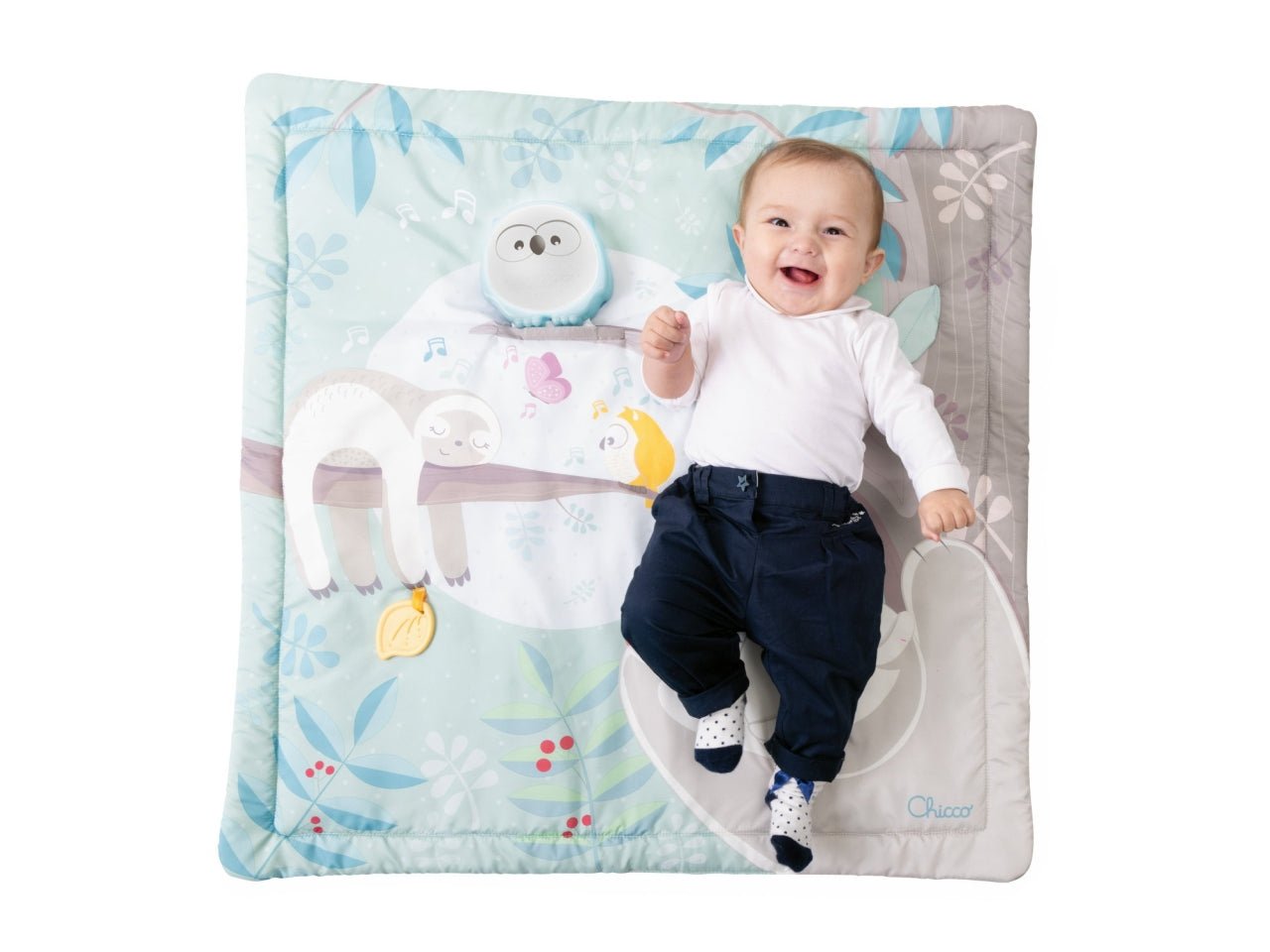 Chicco Tappeto Relax & Play - Multicolor in Plastica, EtÃ  0+ Mesi, Dimensioni 80x1,5x80 cm