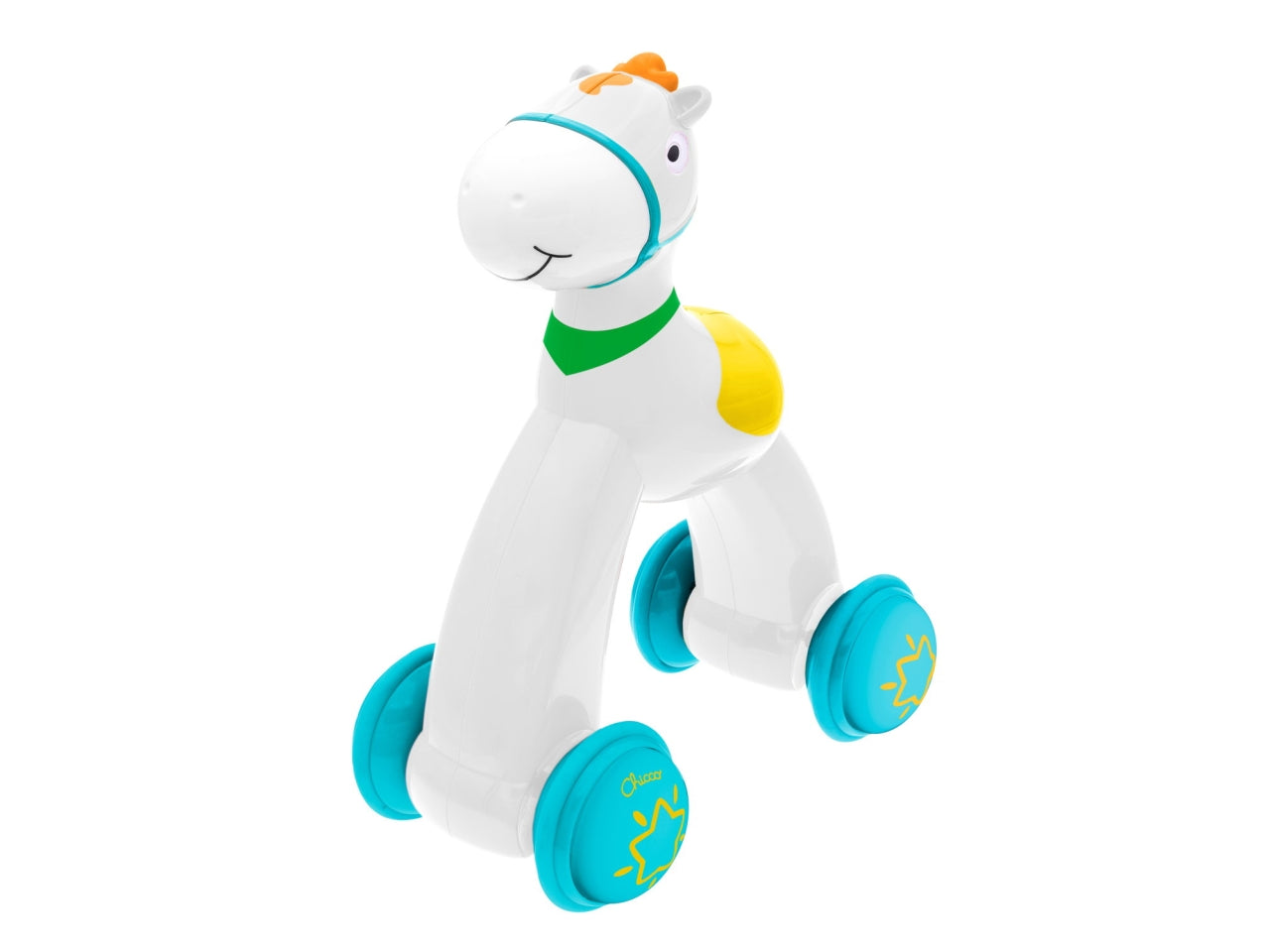 Chicco Cavallino Spingi e Vai - Multicolor in Plastica, EtÃ  12-36 Mesi, Dimensioni 18x11x23 cm