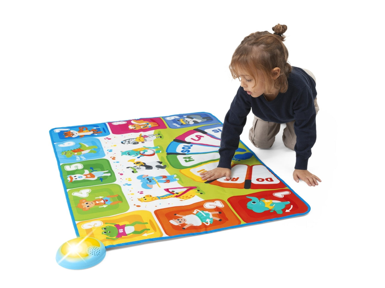 Chicco Tappeto Musicale - Multicolor in Plastica, EtÃ  2-5 Anni, Dimensioni 100x4x70 cm