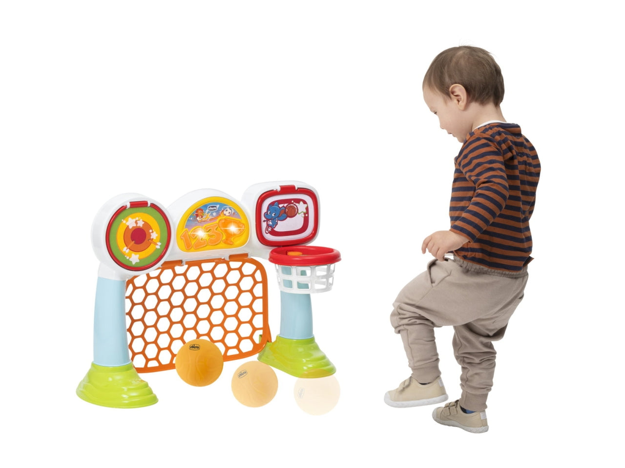 Chicco Multisport League - Multicolor in Plastica, EtÃ  2-5 Anni, Dimensioni 54,8x24,5x43,2 cm