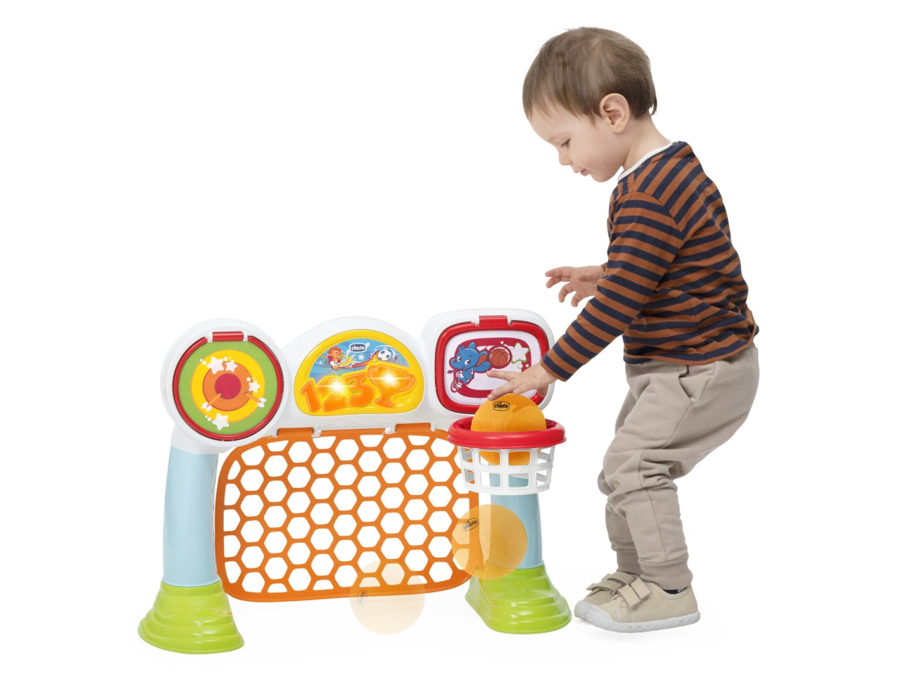 Chicco Multisport League - Multicolor in Plastica, EtÃ  2-5 Anni, Dimensioni 54,8x24,5x43,2 cm