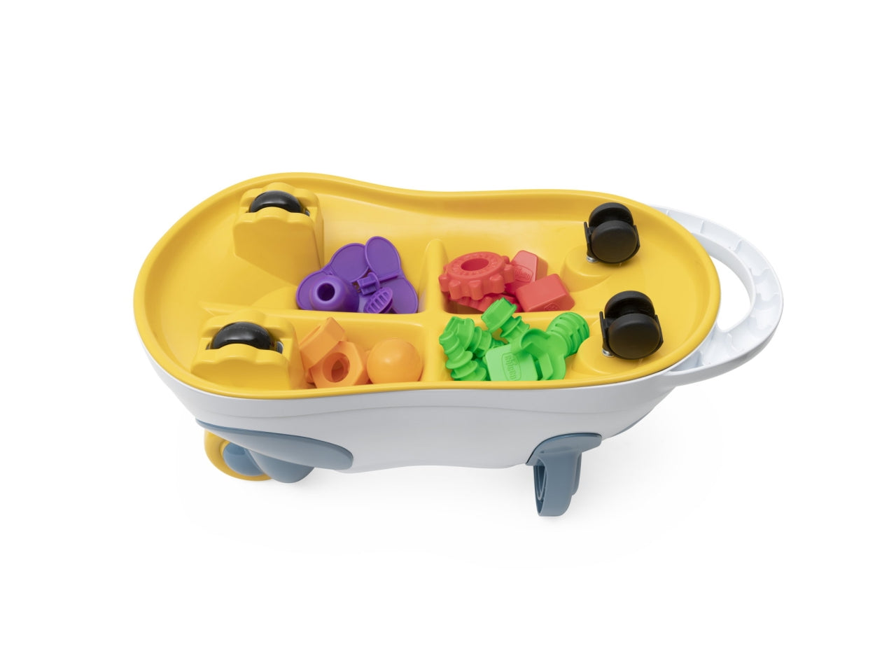 Chicco 3 in 1 Panda - Bianco e Blu in Plastica, EtÃ  18 Mesi-3 Anni, Dimensioni 55x30,6x28 cm