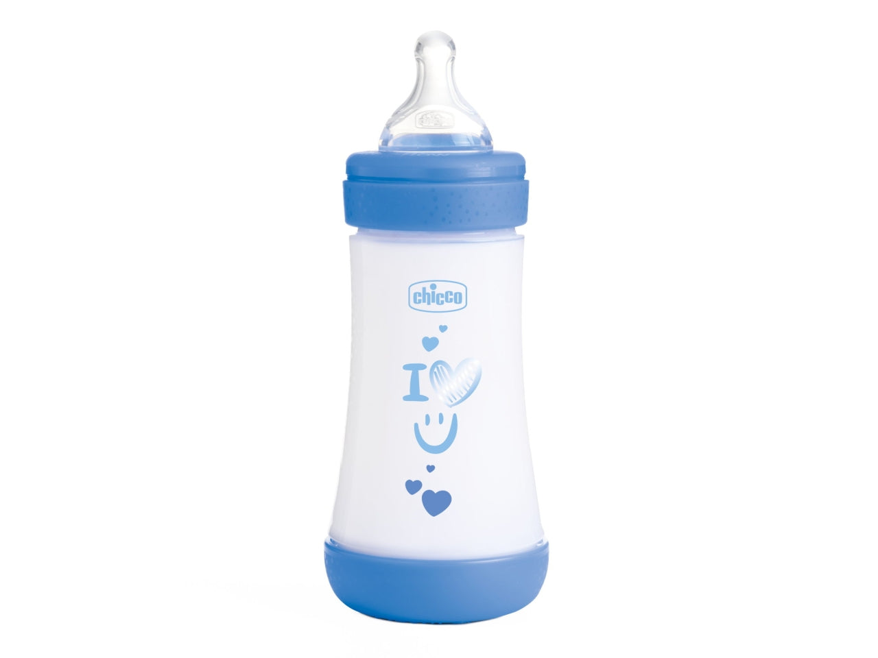 Biberon perfect 5 boy 240 medio silicone, Adatto per 0+ mesi | Chicco