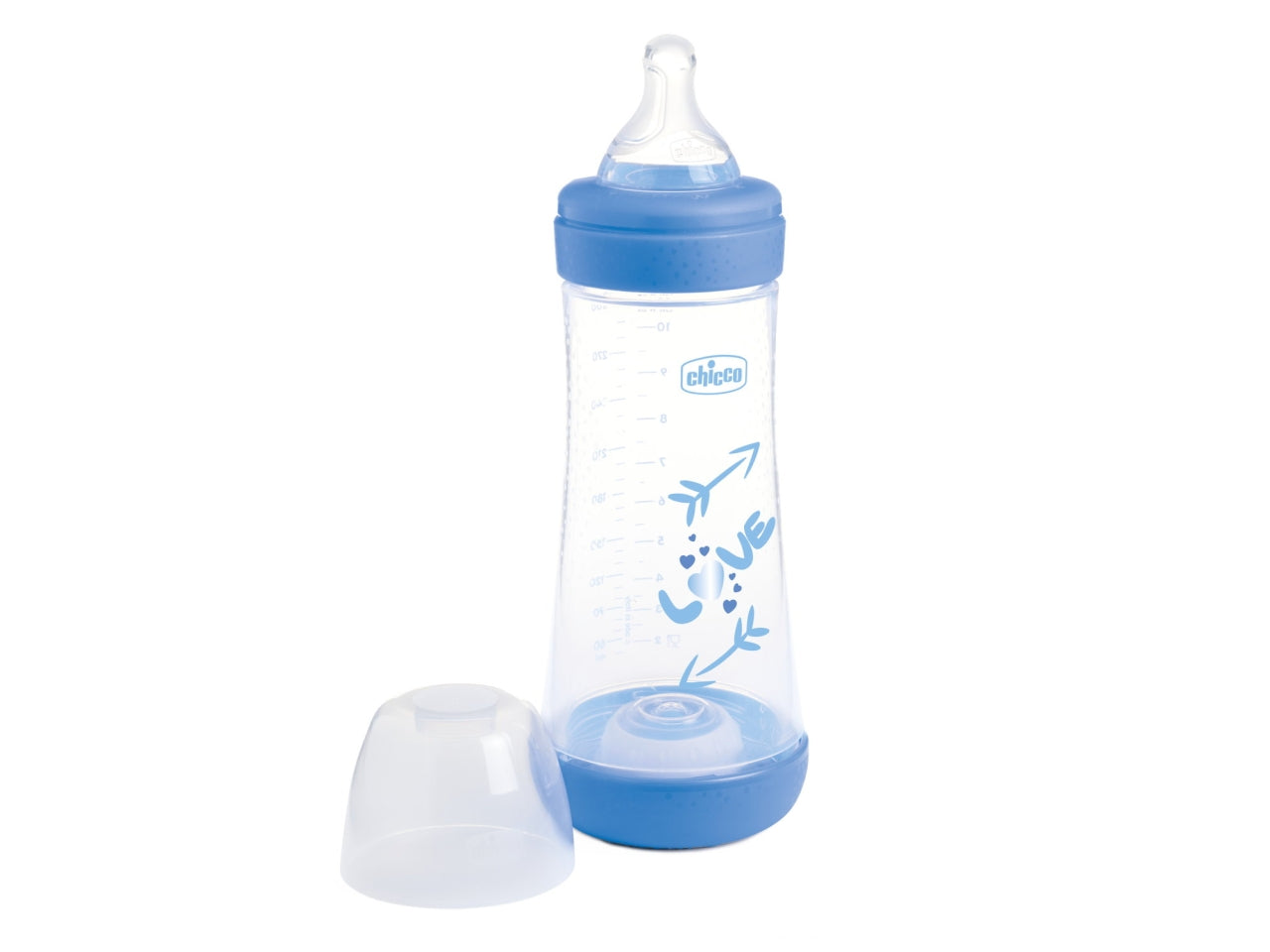 Biberon perfect 5 boy 300 veloce silicone, Adatto per 0+ mesi | Chicco