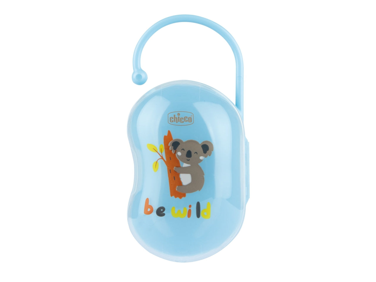 Porta succhietto doppio blu, Colore: rosa e giallo | Chicco