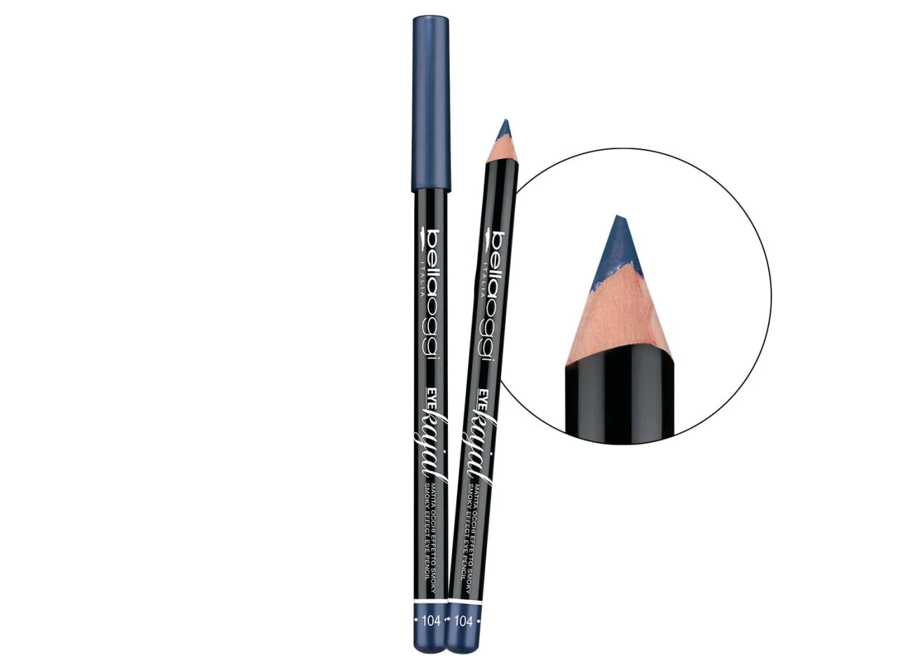 Matita Occhi Eye Kajal - Effetto Smoky, Alta Definizione - Blue Kajal - Bellaoggi