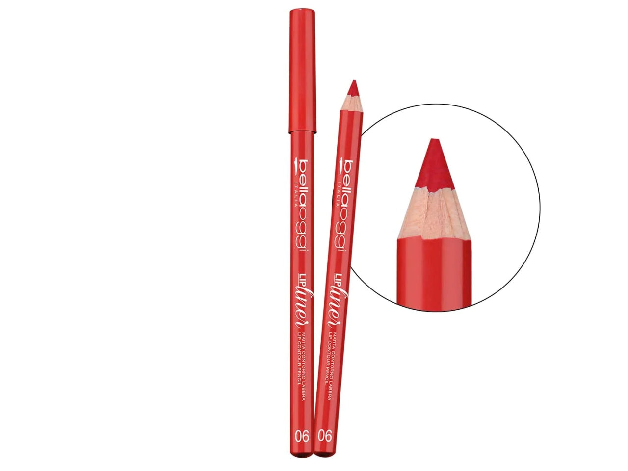 Matita labbra per contorno preciso - Lip Liner - Rosso - Bellaoggi